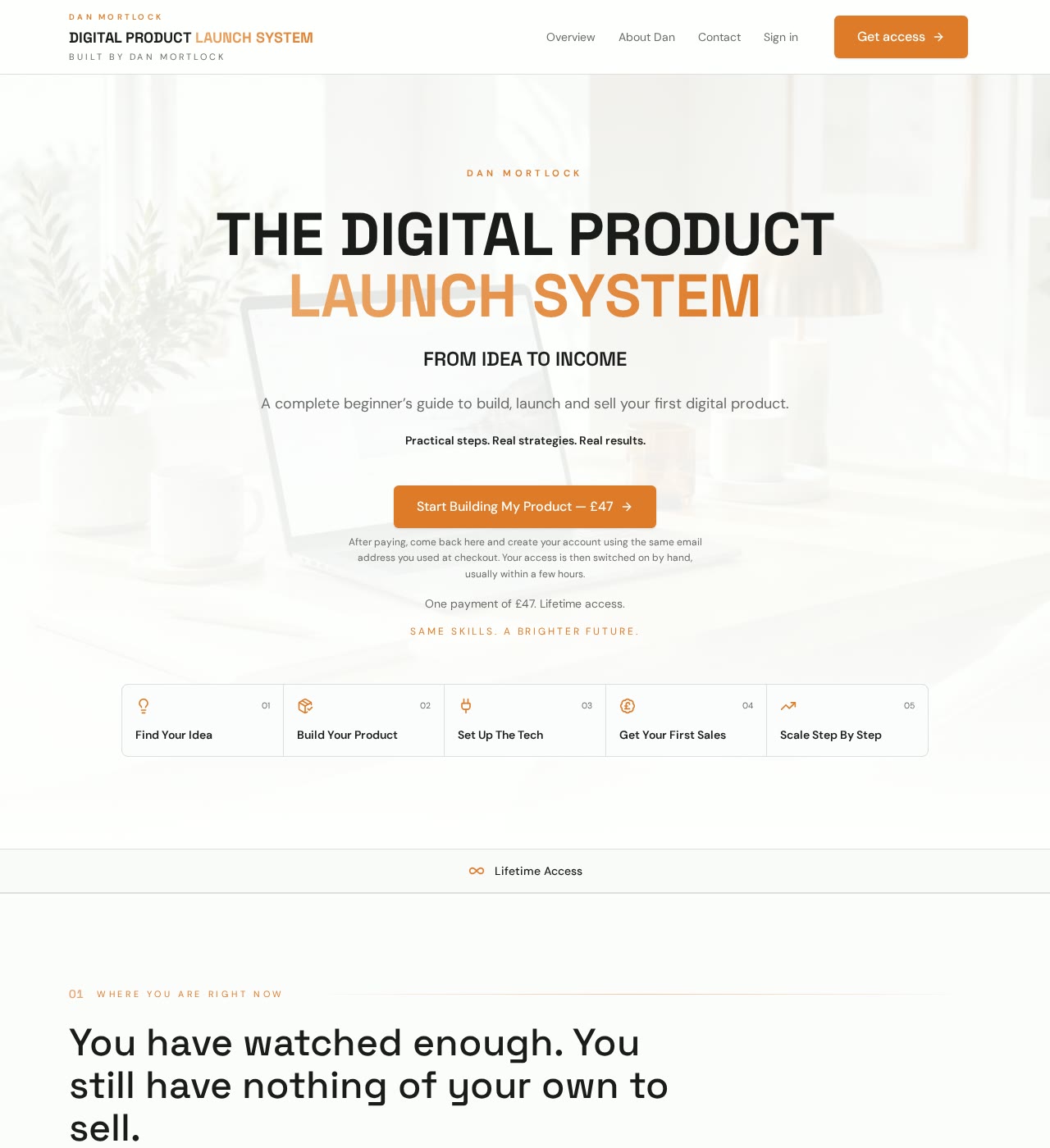 Digital Product Launch System overview